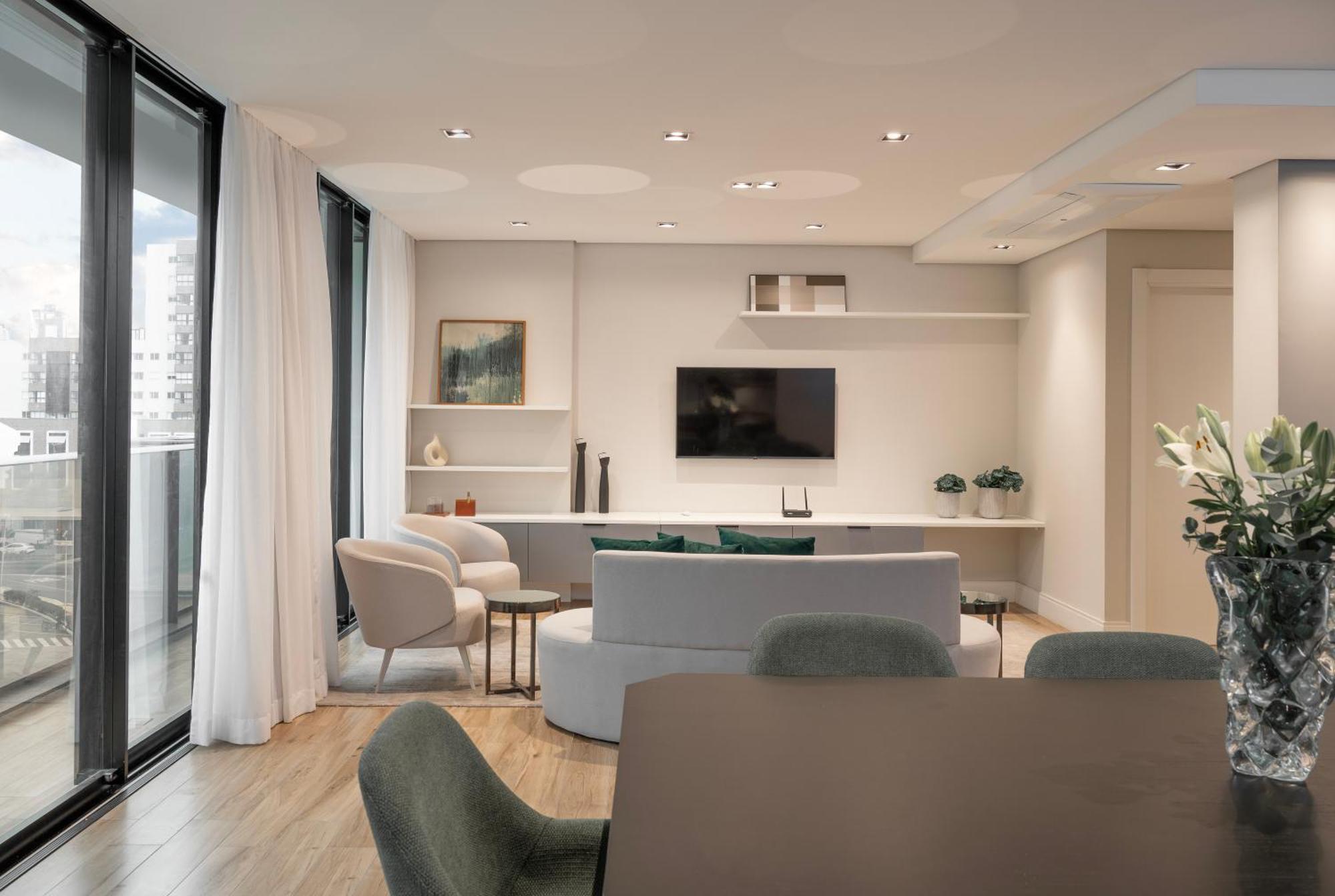 The Spot One - Luxo E Acesso Direto Ao Balneario Shopping Apartment *